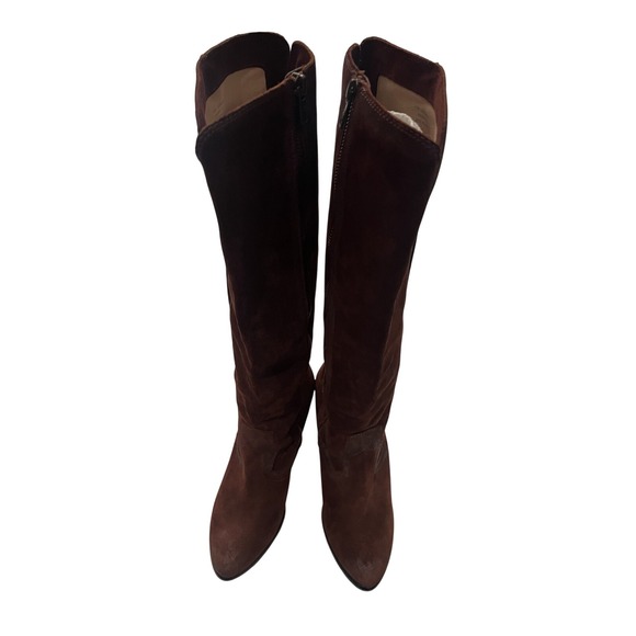 Frye Shoes - Frye Women's Brown Suede Western Equestrian Boots Size 8.5 MPN 3473889-BRN